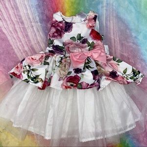 Floral baby dress 18M
